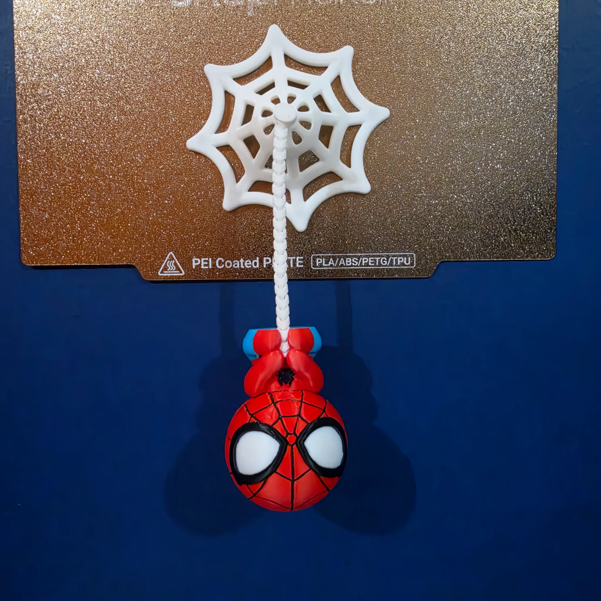 Hanging Spiderman with Magnets
